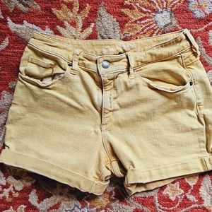 Universal Threads Mustard Yellow Shorts